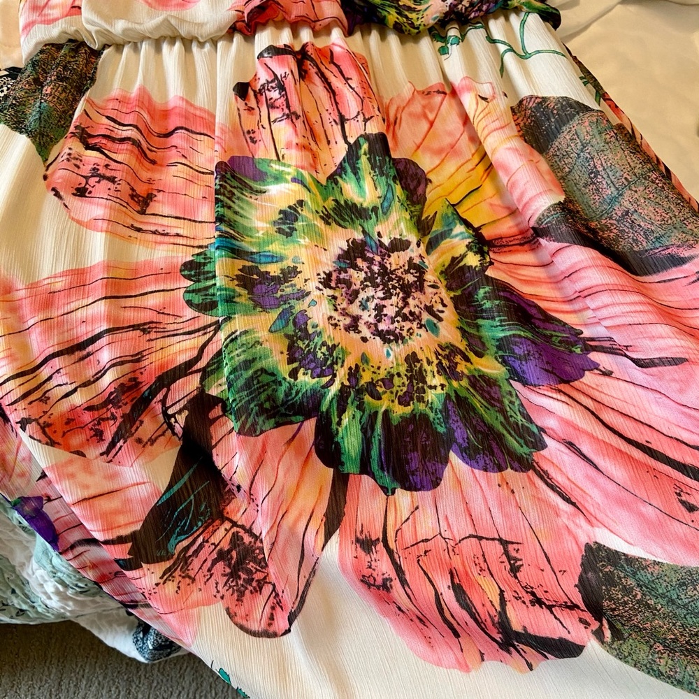 R&M Richards Floral Maxi Dress LIKE NEW! - Picture 3 of 7